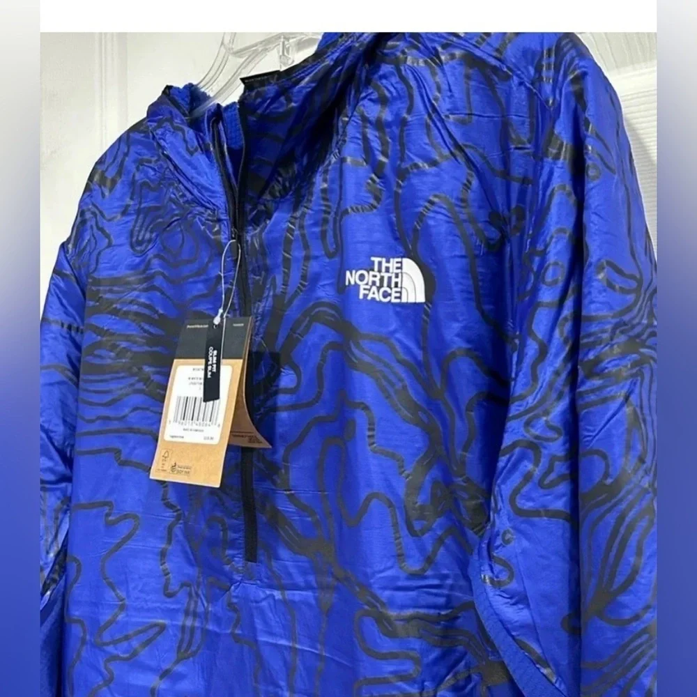 The North Face Men’s L Large Winter Warm-up 1/4 Zip Hoodie NWT Blue